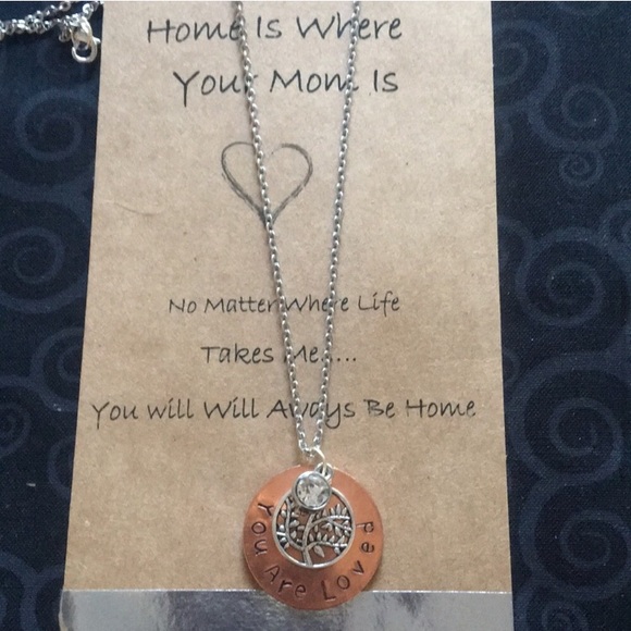2 for $20 Tree of Life Hand Stamped Necklace - Picture 4 of 5
